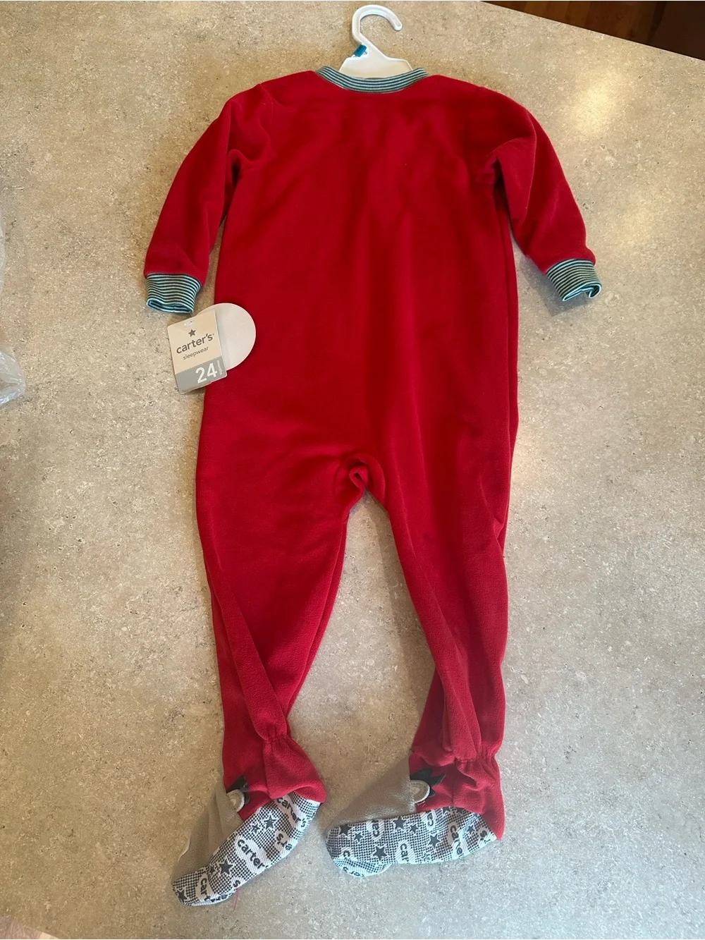 Carters cozy red